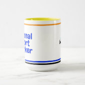 Soutien émotionnel Coworker Mug (Collègue Gift) (Centre)