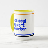 Soutien émotionnel Coworker Mug (Collègue Gift) (Devant gauche)