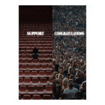 Soutien Félicitations Poster Motivationnel