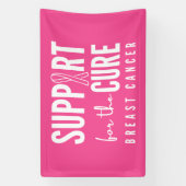 soutien pour le cancer du sein cure Bannière Signe (Verticale)