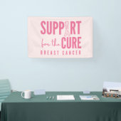 soutien pour le cancer du sein cure rose bannière (Salon professionnel)