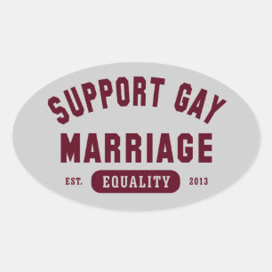 Soutien Sticker pour l'égalité de mariage gay