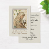 Souvenez-vous Carte Sainte pour la première sainte (Bureau)