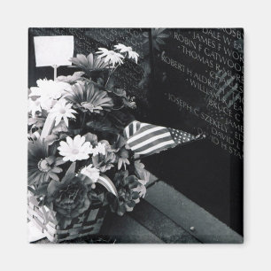 Souvenir Au Vietnam Memorial Carré Magnet