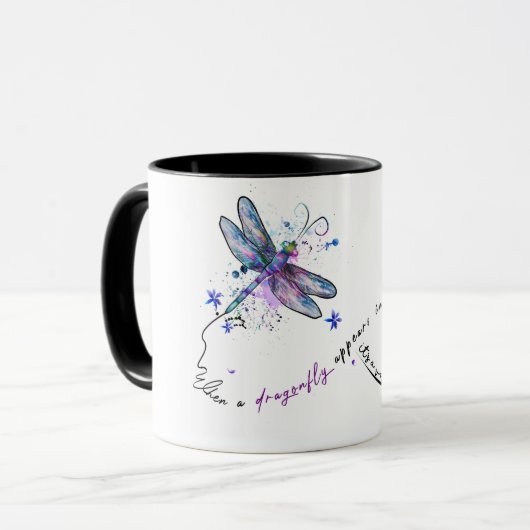 Souvenir/Bereavement Mug (Devant gauche)