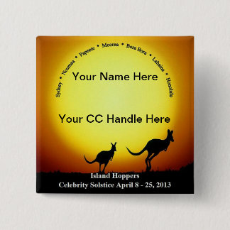 Souvenir Button - geen schip