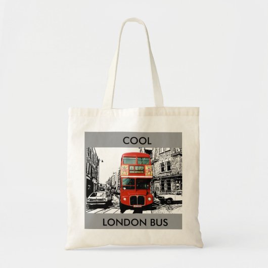 Souvenir Canvas tas uit Londen (Voorkant)