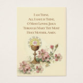 Souvenir Carte Sainte Chalice Première Communion S (Devant)