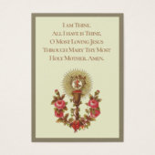 Souvenir Carte Sainte Chalice Première Communion S (Devant)