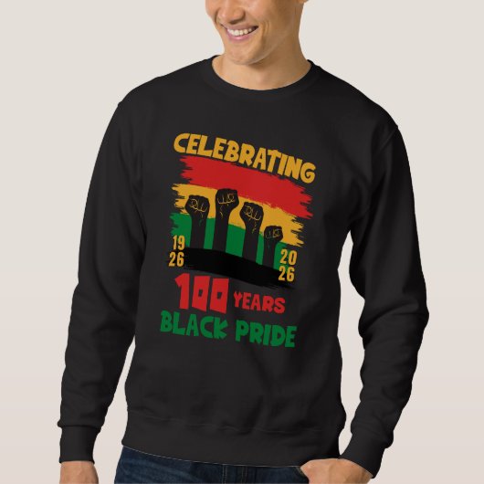 Souvenir Centenary Black History Month CENTENNIAL Trui (Voorkant)