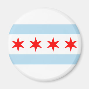Souvenir Chicago Flag Magneet