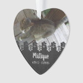 Souvenir commémoratif de l'animal de compagnie Kee (devant)