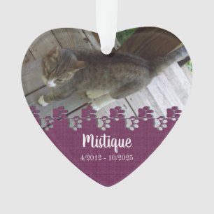 Souvenir commémoratif de l'animal de compagnie Kee