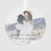 Souvenir commémoratif | Photo « Pour toujours dans (devant)