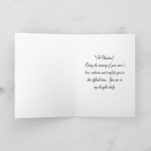 Souvenir De La Nièce À La Carte De Voeux De Noël (Intérieur)