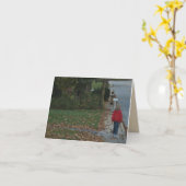 Souvenir de l'amitié, carte de note (Fleur jaune)