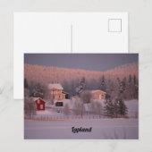 Souvenir de Laponie Briefkaart (Voorkant / Achterkant)