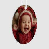 Souvenir de photo de Noël pour bébé (devant)