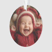 Souvenir de photo de Noël pour bébé (devant)