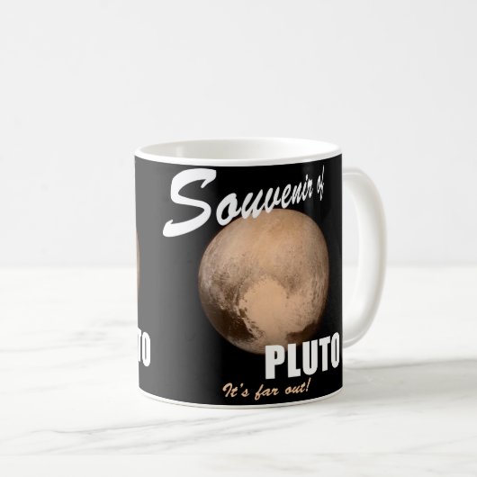 Souvenir de Pluto Mug (Devant droit)