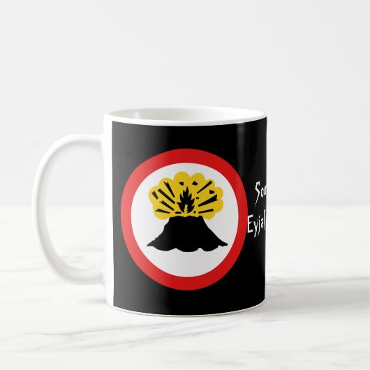 Souvenir de tasse d'Eyjafjallajokull (Gauche)