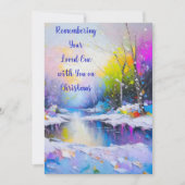 Souvenir de votre carte de Noël aimée (Devant)