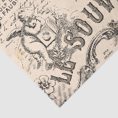 Souvenir Decoupage Tissue Paper - Frans  Tissuepapier (Detail)