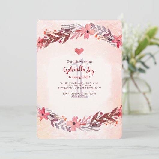 Souvenir doux Invitation (Debout devant)