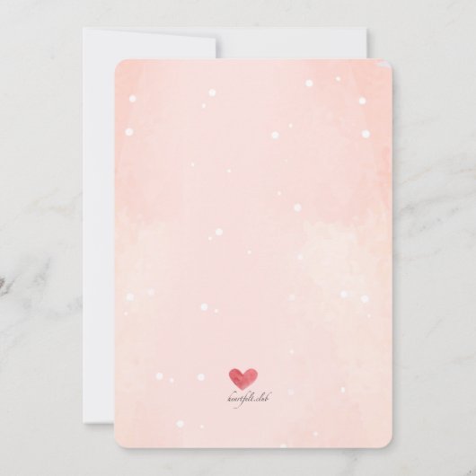 Souvenir doux Invitation (Dos)