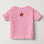 Souvenir du Canada de T-shirt d'enfant en bas âge (Dos)