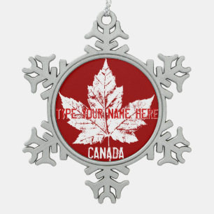 Souvenir du Canada personnalisé par ornement de
