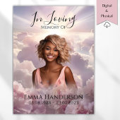 Souvenir floral - Affiche de bienvenue commémorati