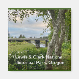 Souvenir Magnet: Lewis & Clark Nat'l Historische k Magneet