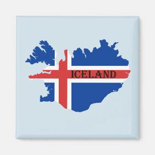 Souvenir magnet uit IJsland Magneet