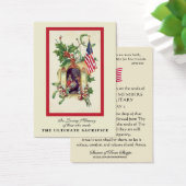 Souvenir militaire de Noël Mémorial religieux (Bureau)