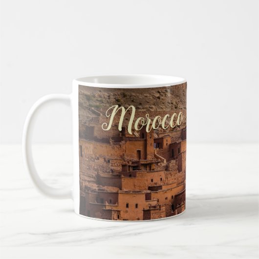 Souvenir Morocco Coffee Mug Cup (Gauche)