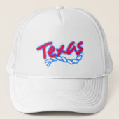 Souvenir Pet Texas Lariat Rope Red Blue op wit (Voorkant)