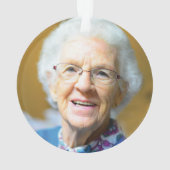 Souvenir | Photo de souvenir Noël bleu (dos)