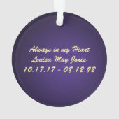 Souvenir pourpre de mémorial de roses jaunes de (dos)