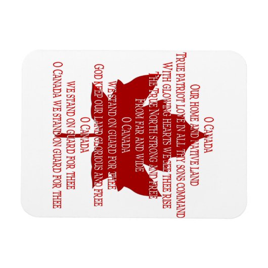Souvenir Premium Flexi Canada Magnet Canada (Horizontal)