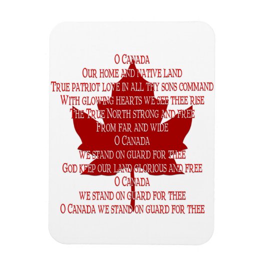 Souvenir Premium Flexi Canada Magnet Canada (Vertical)