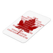 Souvenir Premium Flexi Canada Magnet Canada (Côté Gauche)