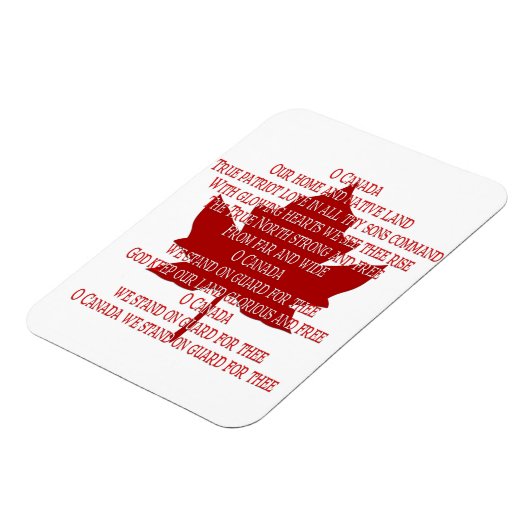 Souvenir Premium Flexi Canada Magnet Canada (Côté Gauche)