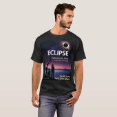 Souvenir T-Shirt voor april 8, 2024 Total Eclipse (Voorkant volledig)