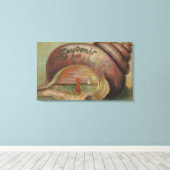 Souvenir uit #4 - om het even welke stad, staat canvas afdruk (Insitu (Houten vloer))