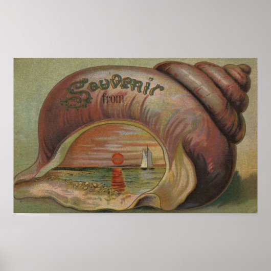 Souvenir uit #4 - om het even welke stad, staat poster (Voorkant)