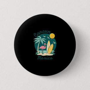 Souvenir uit Cancun Mexico Familie Matching Mexico Ronde Button 5,7 Cm