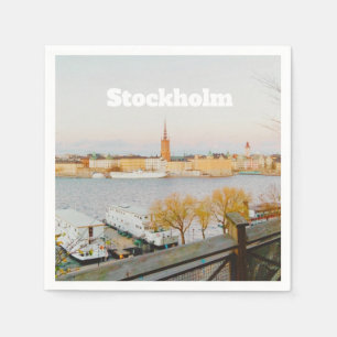 Souvenir uit Stockholm, Zweden Servet