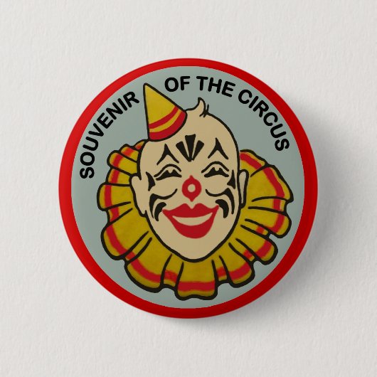 Souvenir van de Circus Ronde Button 5,7 Cm (Voorkant)