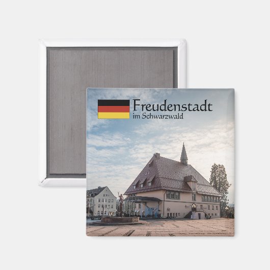 souvenir van Freudenstadt Magneet (Voorkant / Achterkant)